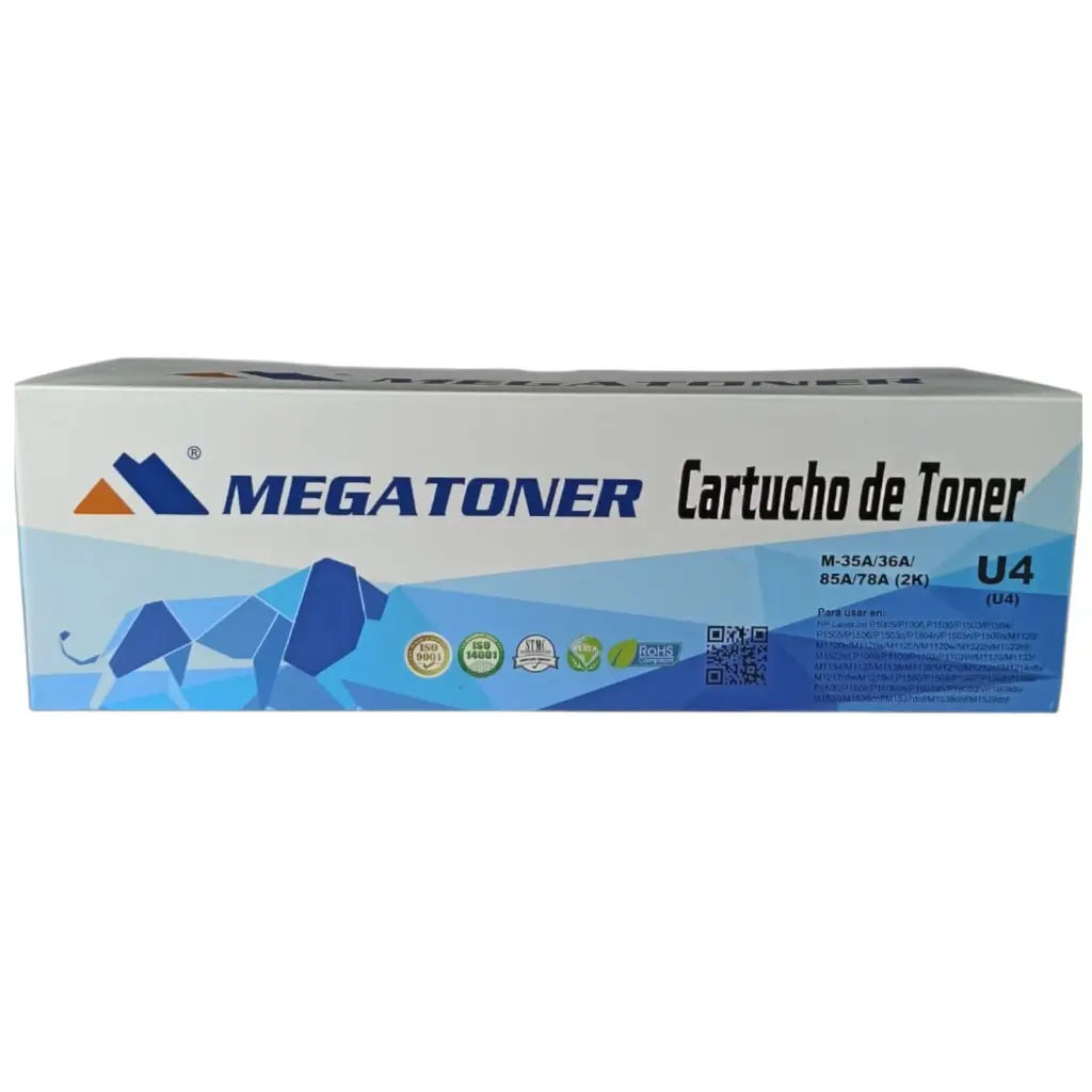Tóner HP U4 MEGATONER Genérico Negro (M-35A_36A_85A_78A) Compatible con HP M1120 M1210 M1522 P1000 P1100 P1500.webp