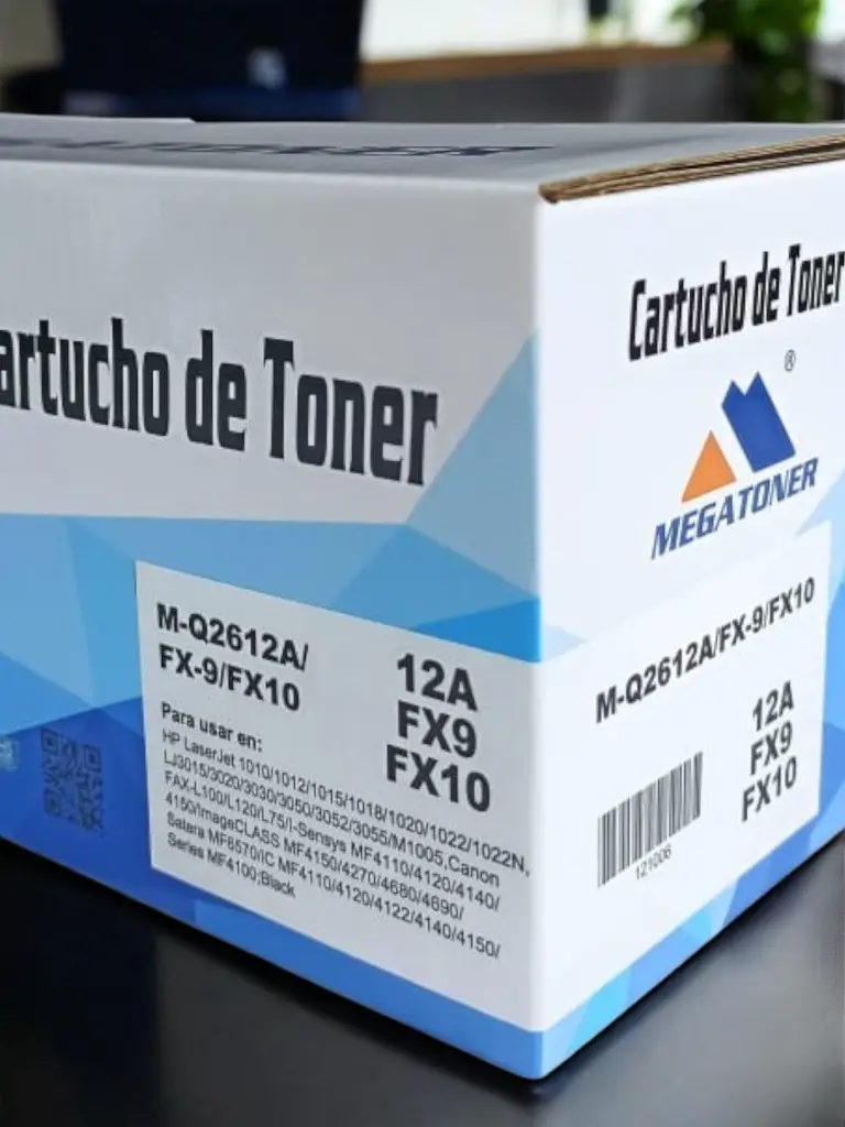 Tóner HP 12A MEGATONER Genérico Negro (M-Q2612A_FX9_FX10) HP 1010 1020 3015 Canon L90 L120 MF4150 MF4370 (3).webp