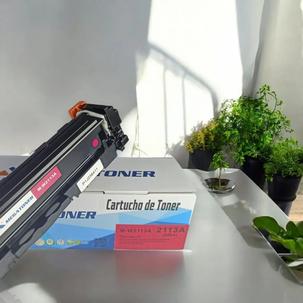 Tóner HP 206A sin chip MEGATONER Genérico Negro (M-W2113Asc) Compatible con HP M283fdw M255dw (1).webp