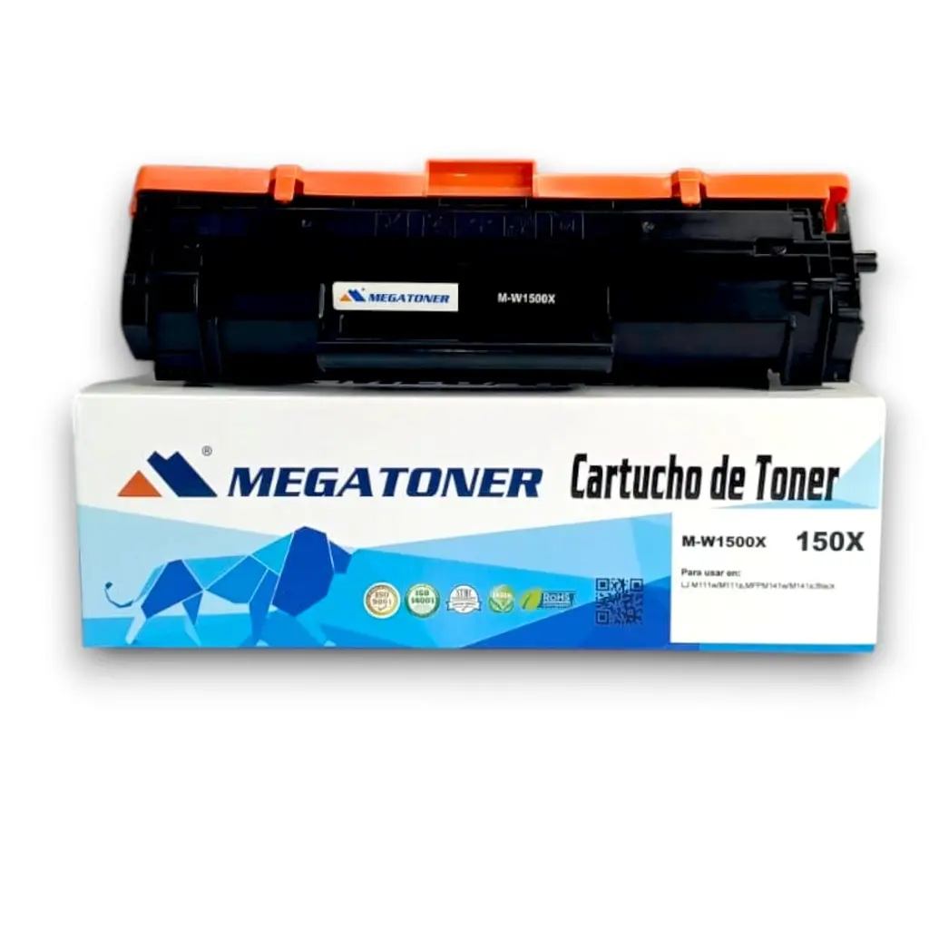 Tóner HP 150X Negro con chip W1500X Compatible con HP M111, M141 | Megatoner