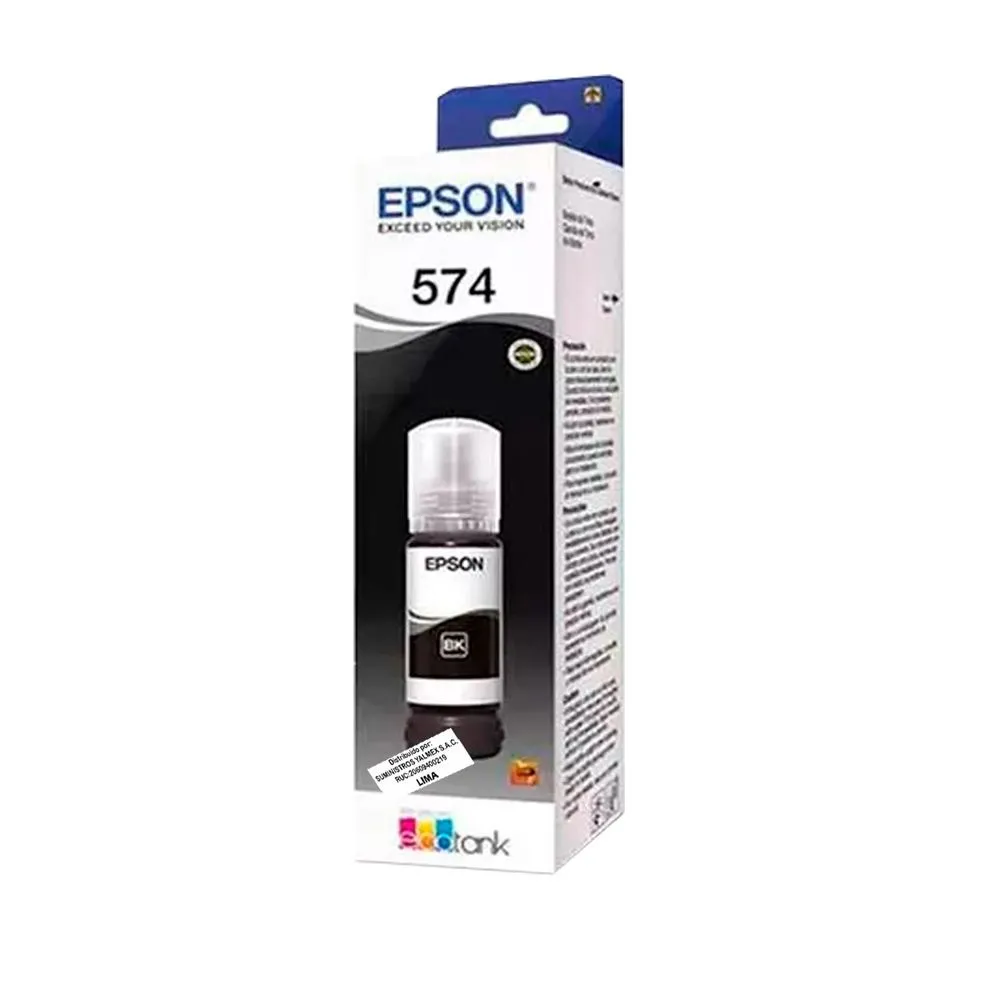 Botella de Tinta Epson 574 Negro T574120 | Original