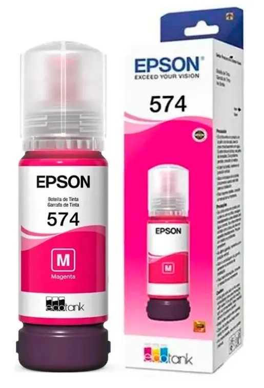 Botella de Tinta Epson 574 Magenta T574120 | ORIGINAL