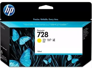 [211144] Cartucho de Tinta Desing Jet HP Amarillo 728 | Original