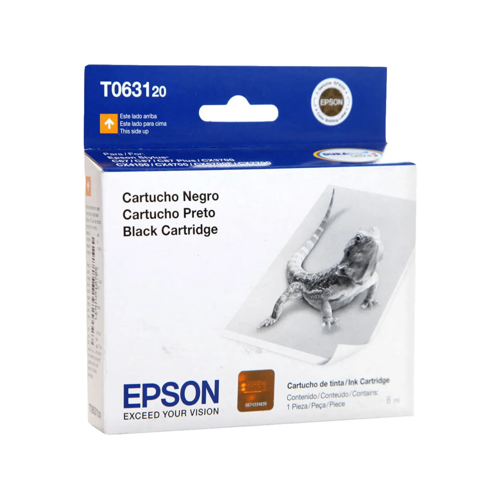 Cartucho de Tinta Epson Negro T063120 | Original
