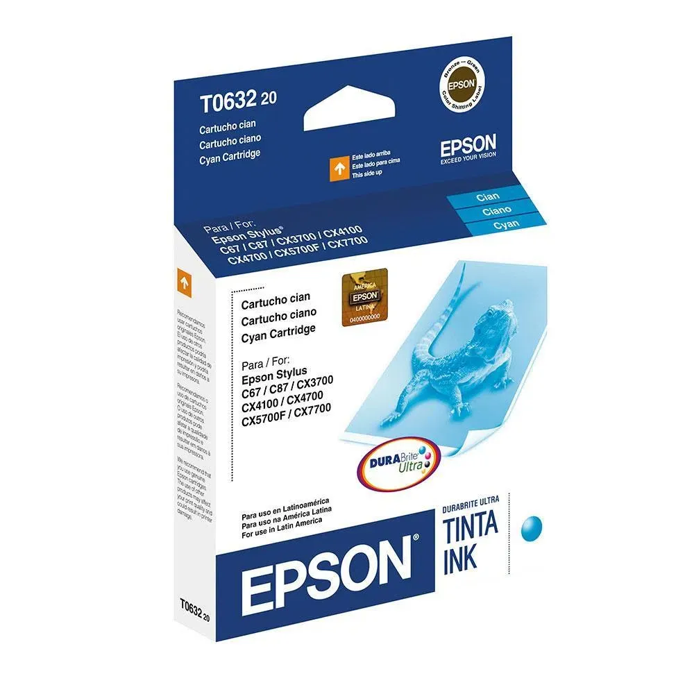 Cartucho de Tinta Epson Cian T063220 | Original