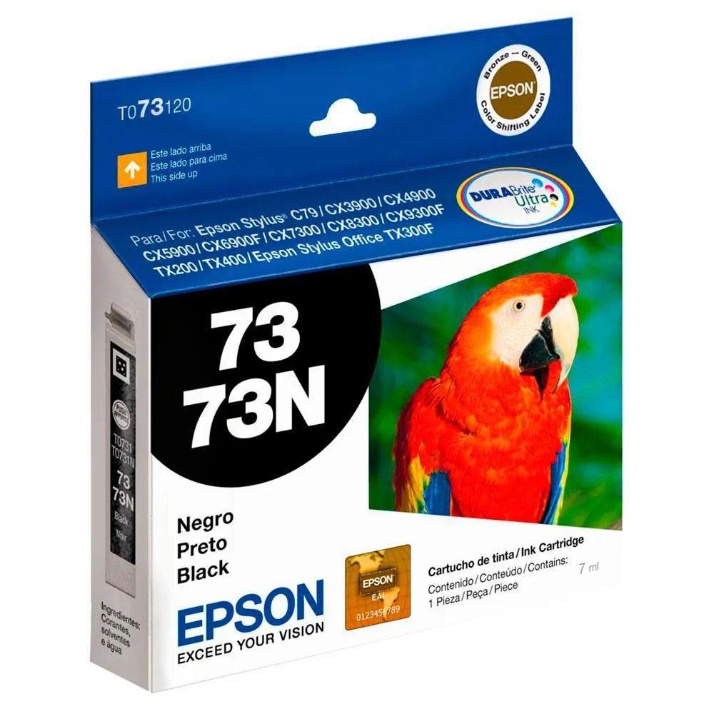 Cartucho de Tinta Epson 73 Negro T073120 - Original