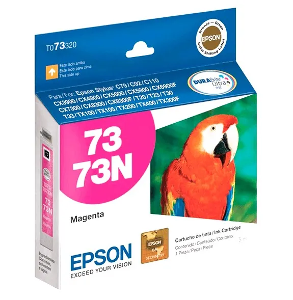 Cartucho de Tinta Epson 73 Magenta T073320 | Original