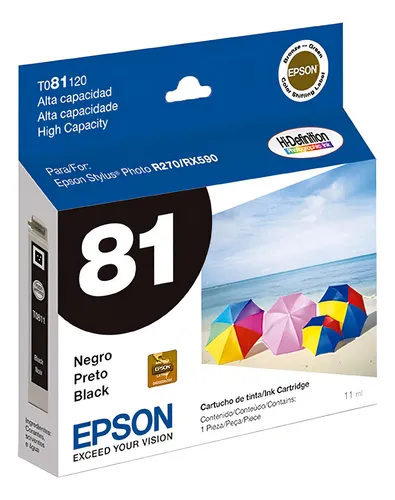 Cartucho de Tinta Epson 81 Negro T081120  Original