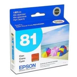 [215064] Cartucho de Tinta Epson 81 Cian T081220 | Original