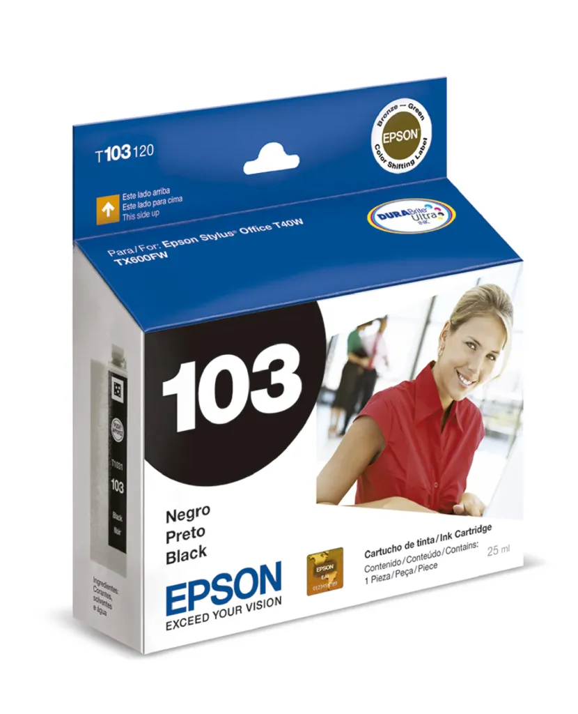 Cartucho de Tinta Epson 103 Negro T103120 | Original