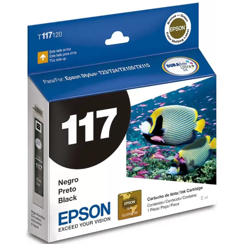 [215057] Cartucho de Tinta Epson T117120 Black | Original