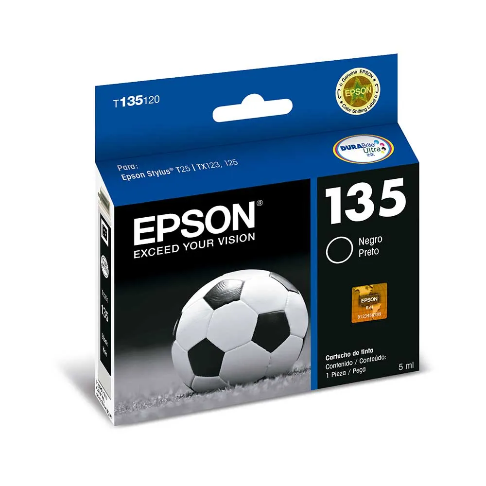 Cartucho de Tinta Epson 135 Negro T135120 | Original