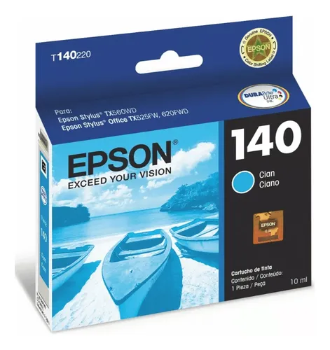 [215049] Cartucho de Tinta Epson 140 Cian T140220 | Original