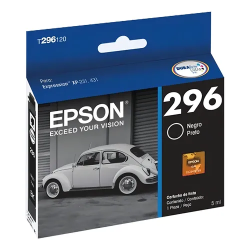 [215037] Cartucho de Tinta Epson T296120 Black | Original
