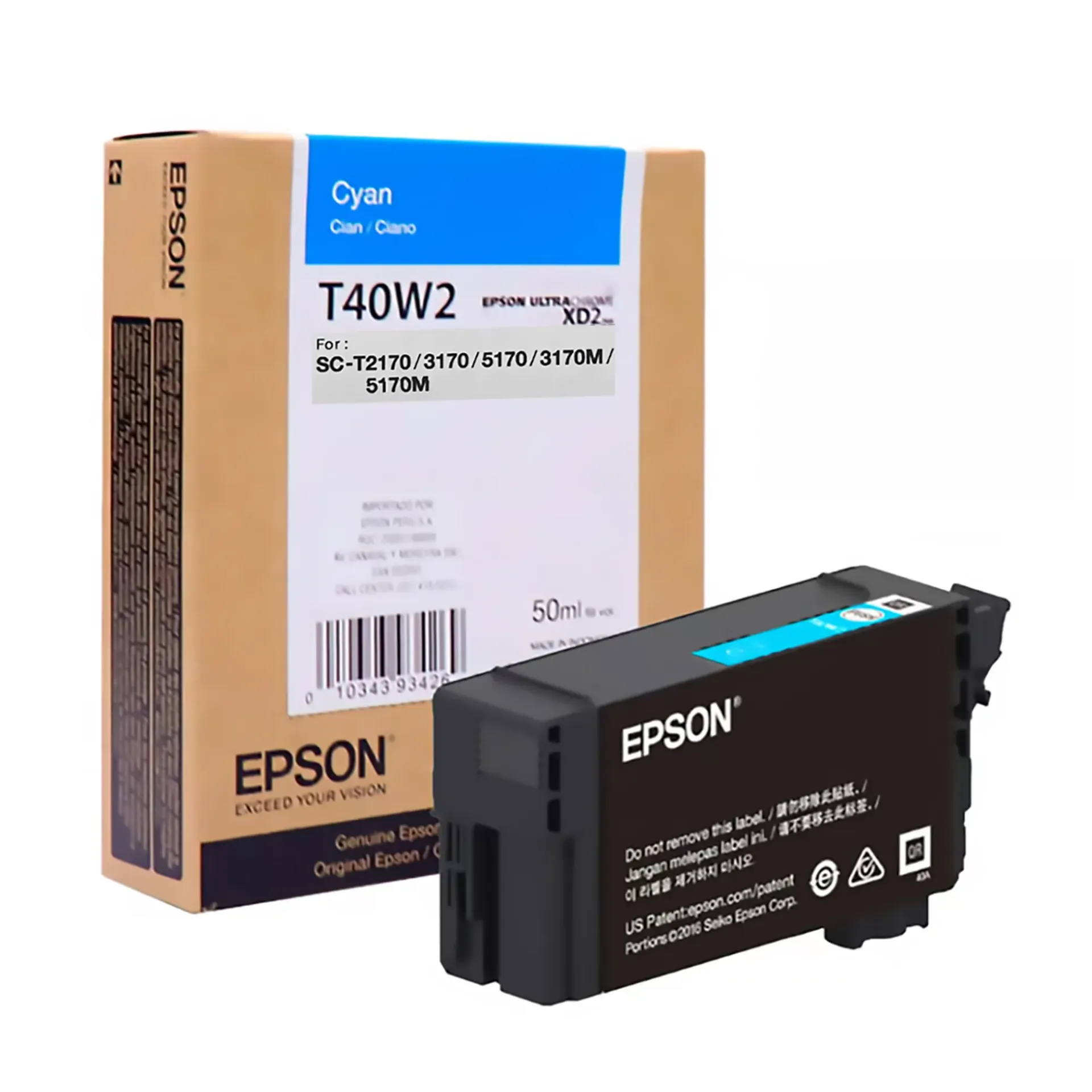 [215081] Cartucho de Tinta Epson T40W2 Cyan | Original