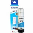 Botella de Tinta Epson 504 Cian T504220 | Original