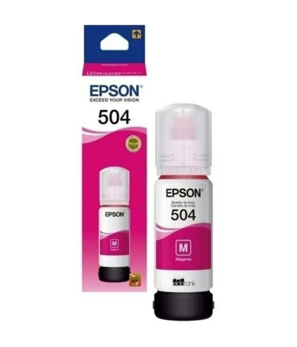 Botella de Tinta Epson 504 Magenta T504320 | Original