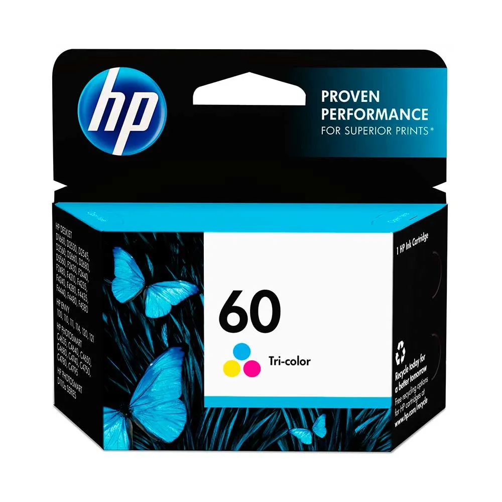 [211051] Cartucho de Tinta HP 60 Tricolor (CC643WL) | Original