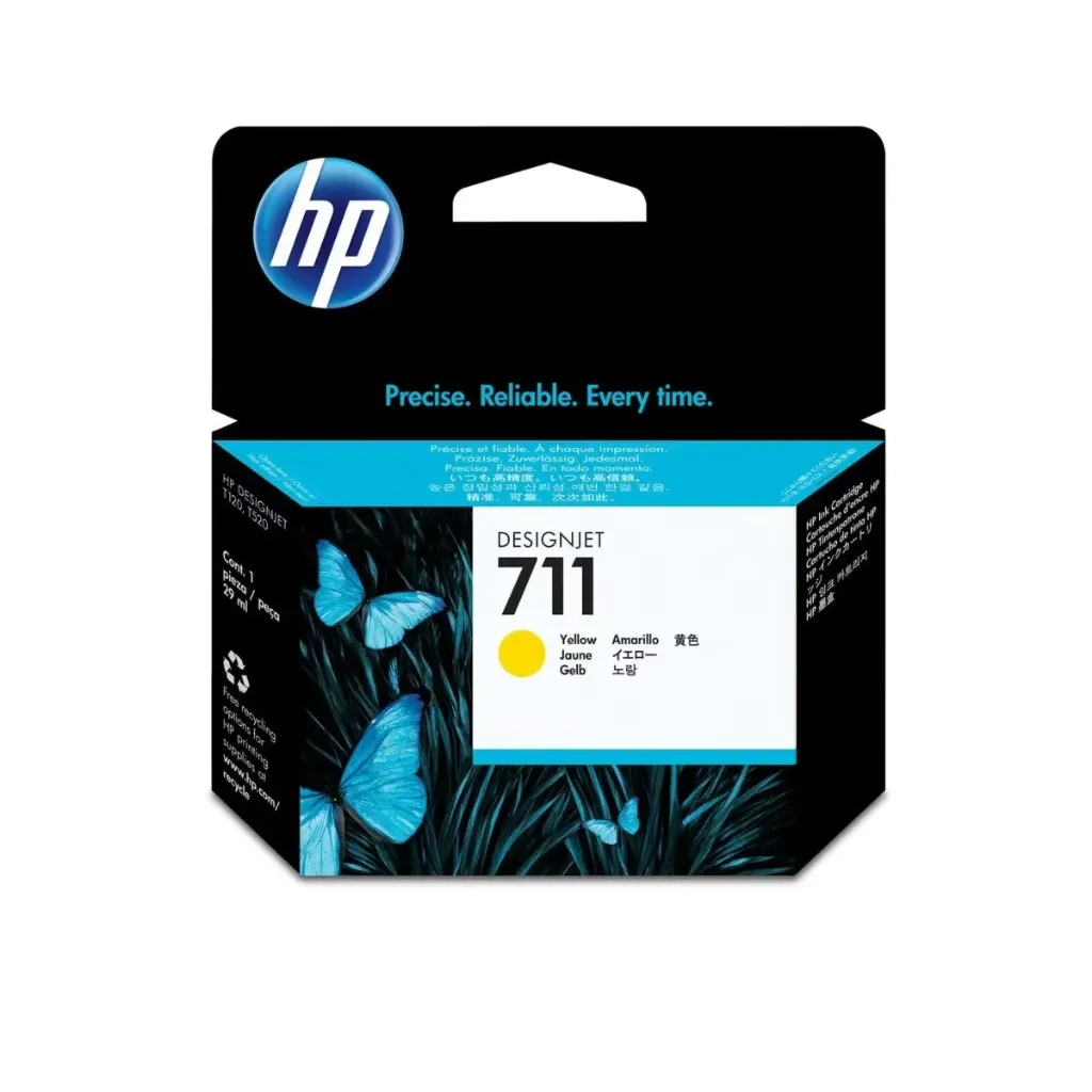 [211132] Cartucho de Tinta HP 711A Yellow (CZ132A) | Original