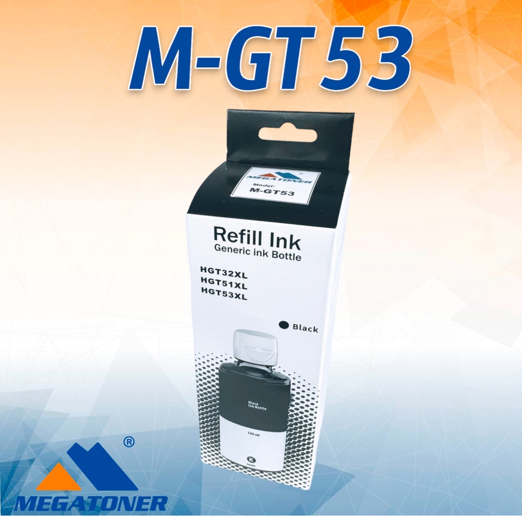 Botella de Tinta HP M-GT53 Black - MEGATONER