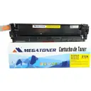 Tóner HP 125A/128A/131A Amarillo Con Chip CB542A/CE322A/CF212A Compatible con HP CM1300, CP1210, CP1515, CP1525, CM1415, M276 | Megatoner