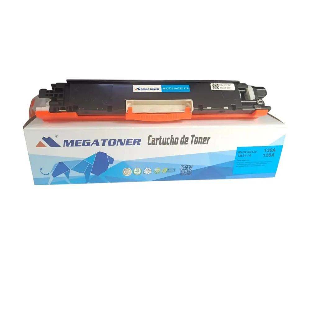 [121127] Tóner HP 130A/126A Cian CF351A/CE311A Compatible con HP M176, M177 | Megatoner