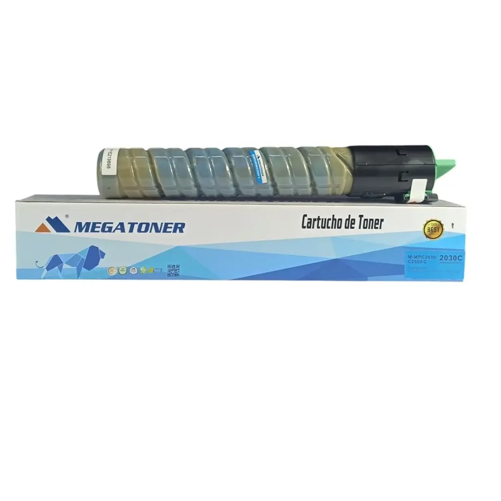 [128003] Tóner Ricoh 2030/2550 Cian MPC2030/C2550 C Compatible con Ricoh Aficio MPC2030, MPC2530 | Megatoner