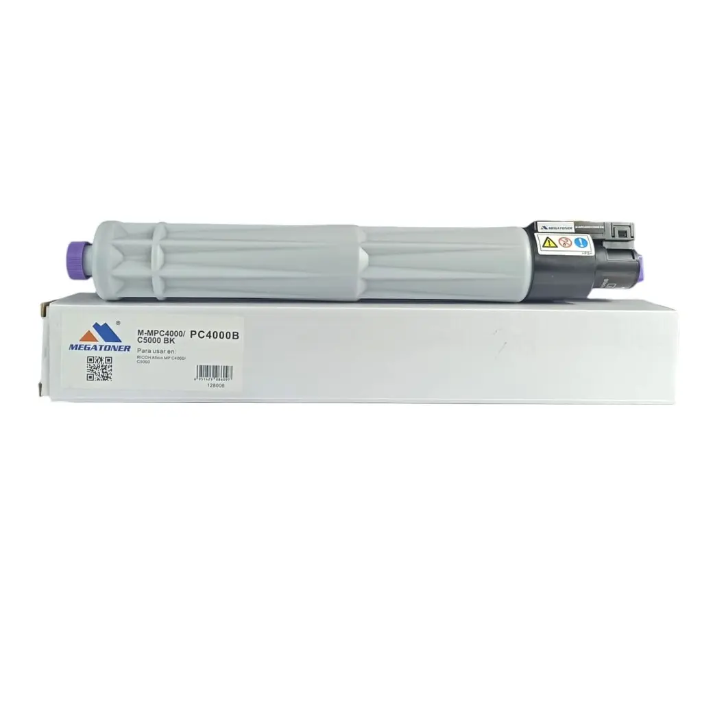 Tóner Ricoh 4000/5000 Negro Con Chip MPC5000-K Compatible con Aficio MP C4000 C5000 | Megatoner