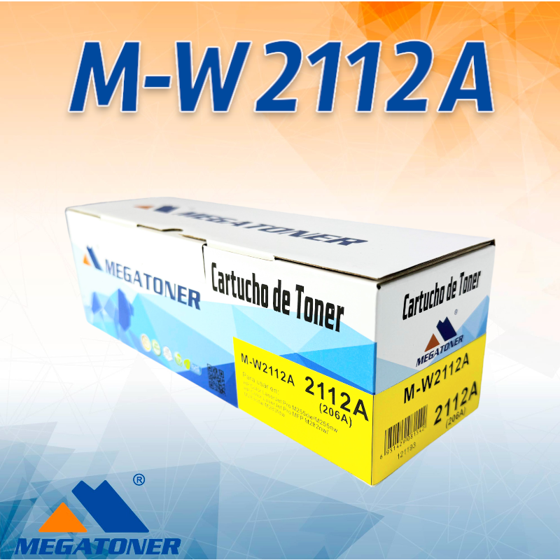 Cartucho de Toner HP M-W2112Asc (206Asc) - MEGATONER