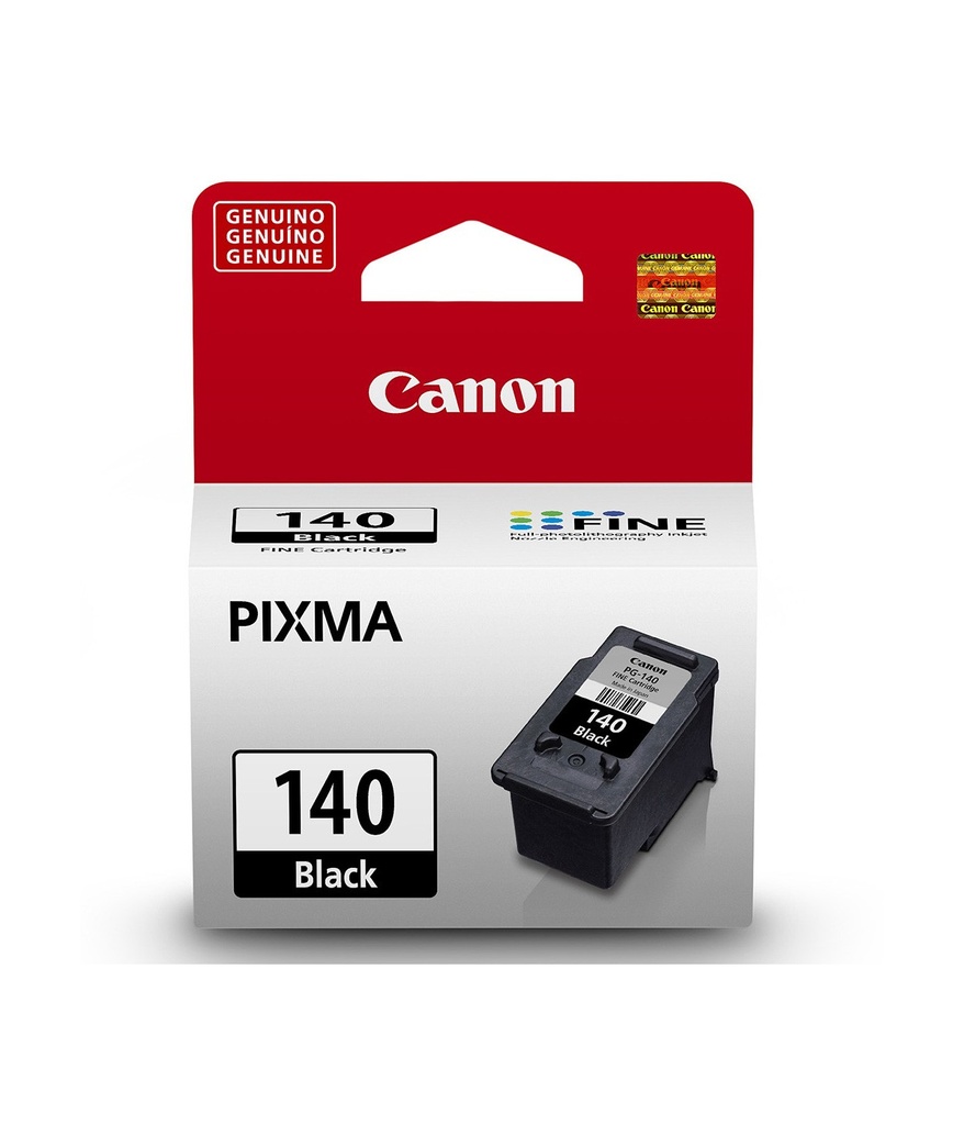 Cartucho de Tinta Canon PG140 Negra - Original