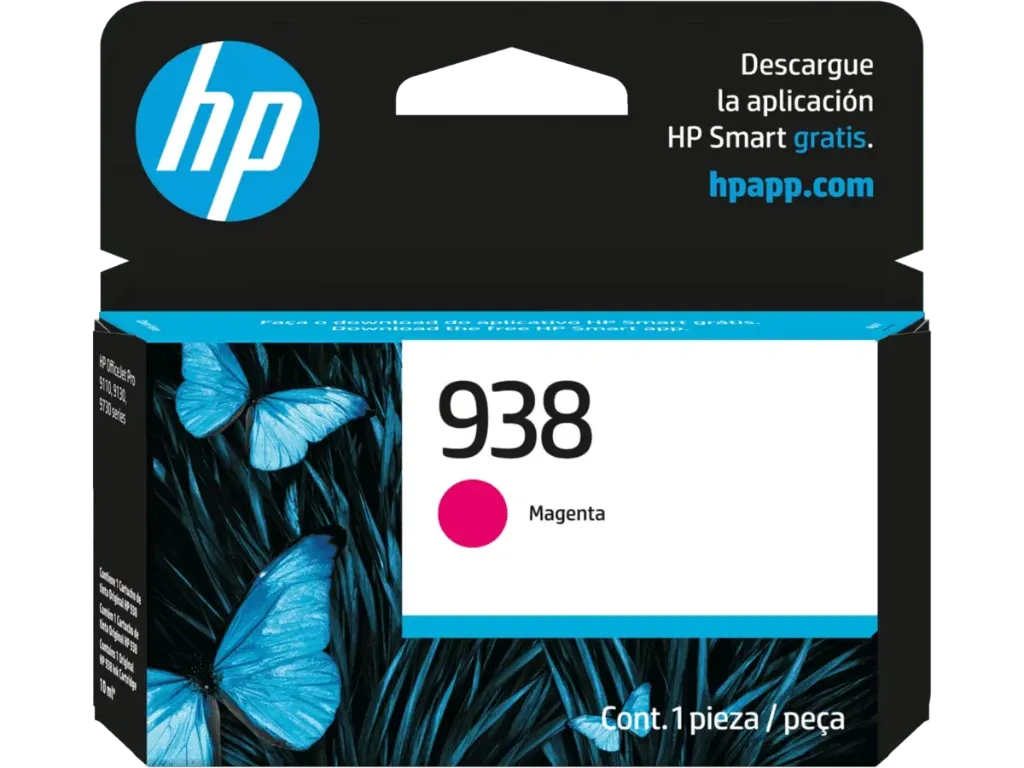 [211072] Cartucho de Tinta HP 938 MAGENTA ( 4S6X5PL) | ORIGINAL