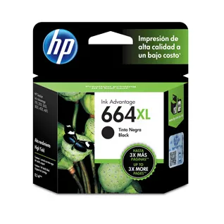 [211019] Cartucho de Tinta HP 664XL Black (F6V31AL) | Original