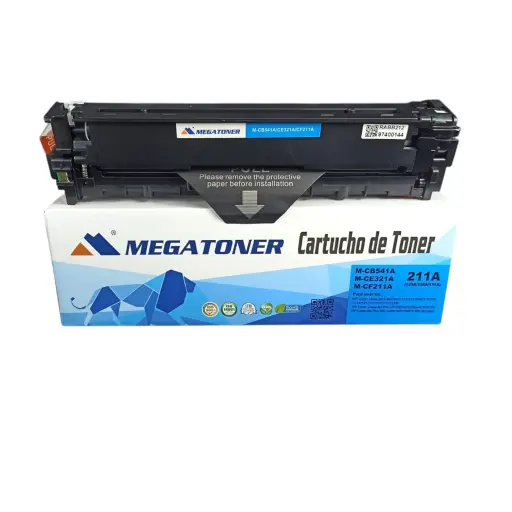 Tóner HP 125A/128A/131A Cian CB541A/CE321A/CF211A Compatible con HP CM1300, CP1210, 1510, CP1515, CP1525, CM1415, 200 M251, M276 | Megatoner