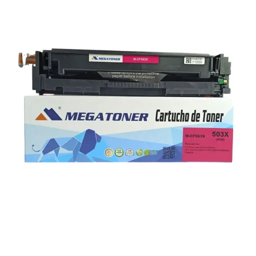 Tóner HP 202X Magenta CF503X Compatible con HP M254, M281 | Megatoner