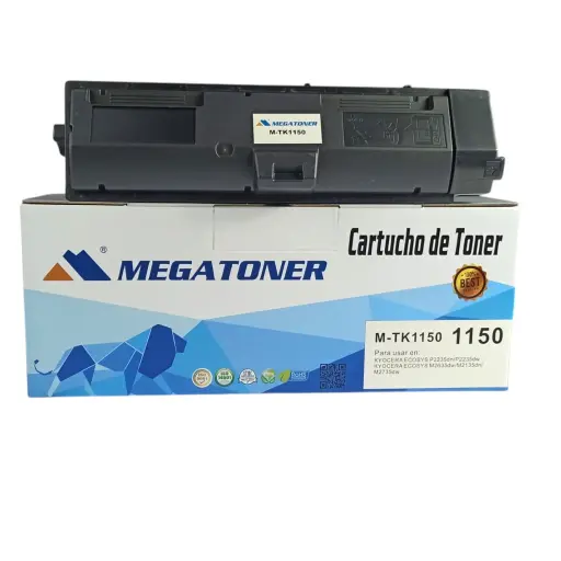 Tóner Kyocera 1150 MEGATONER Genérico Negro TK1150 Compatible con Kyocera ECOSYS M2135 ECOSYS M2635 ECOSYS M2735 ECOSYS P2235 | Megatoner
