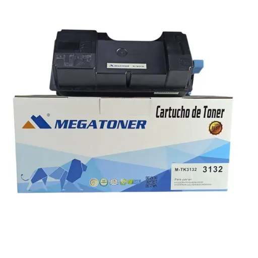 Tóner Kyocera 3132 Negro TK3132 Compatible con Kyocera FS-4200DN FS-4300DN | Megatoner