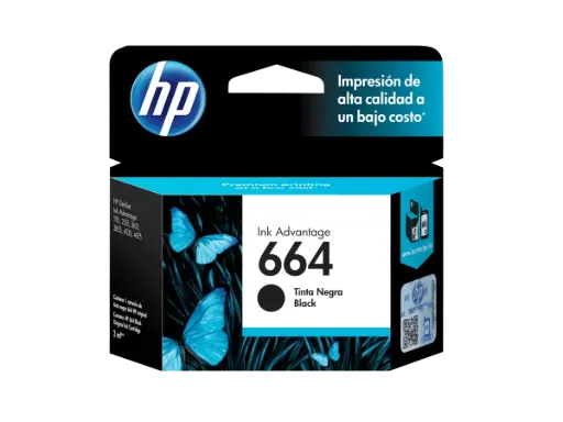 Cartucho de Tinta HP 664 Black (F6V29AL) | Original